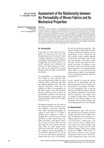 Assessment of the Relationship between Mechanical Properties Iman Fatahi,