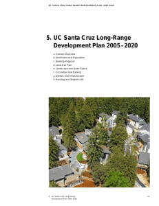 5. UC Santa Cruz Long-Range Development Plan 2005–2020