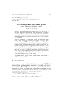 The algebra of knotted trivalent graphs and Turaev’s shadow world