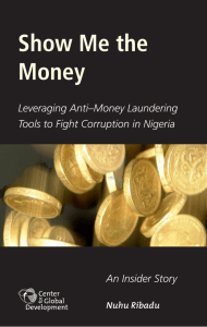 Show Me the Money Leveraging Anti–Money Laundering Tools to Fight Corruption in Nigeria