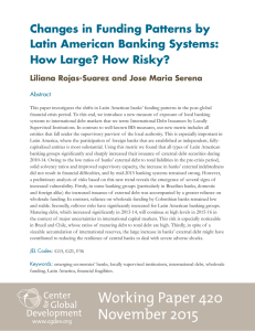 Changes in Funding Patterns by Latin American Banking Systems: