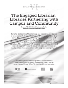 The Engaged Librarian: Libraries Partnering with Campus and Community
