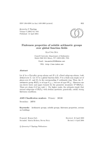 Finiteness properties of soluble arithmetic groups over global function fields Kai-Uwe Bux