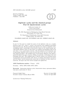 ISSN 1364-0380 (on line) 1465-3060 (printed) 1187 Geometry &amp; Topology