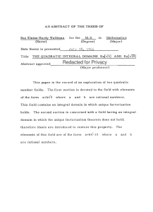 Redacted for  Privacy first thesis presented