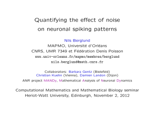Quantifying the effect of noise on neuronal spiking patterns