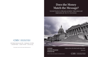 Does the Money Match the Message? Implications for the U.S. Government