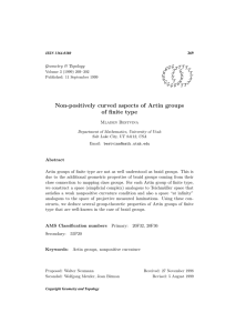 Non-positively curved aspects of Artin groups of finite type