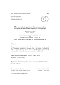 The surjectivity problem for one-generator, one-relator extensions of torsion-free groups G