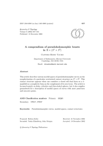 A compendium of pseudoholomorphic beasts in × )