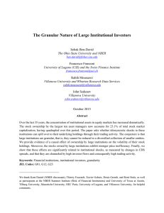 The Granular Nature of Large Institutional Investors