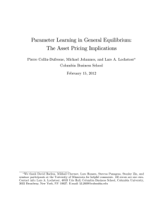 Parameter Learning in General Equilibrium: The Asset Pricing Implications