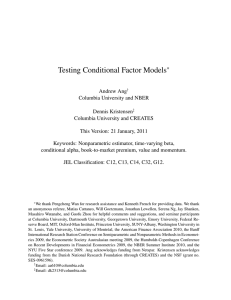 Testing Conditional Factor Models