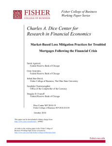 Charles A. Dice Center for Research in Financial Economics