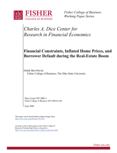 Charles A. Dice Center for Research in Financial Economics