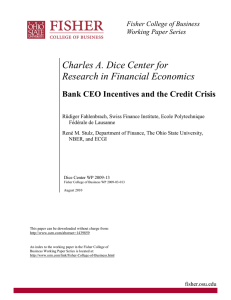 Charles A. Dice Center for Research in Financial Economics