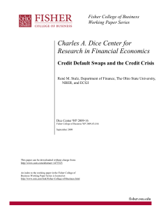 Charles A. Dice Center for Research in Financial Economics