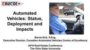 Automated Vehicles: Status, Deployment and Impacts
