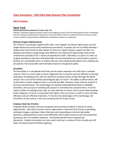 Team Summaries – 2013 Ohio State Business Plan Competition  2013 Finalists