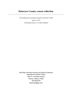 Delaware County census collection