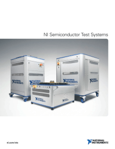 NI Semiconductor Test Systems ni.com/sts