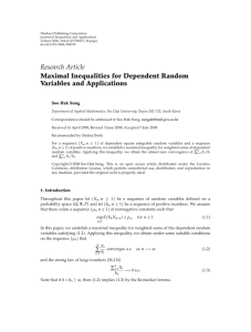 Hindawi Publishing Corporation Journal of Inequalities and Applications