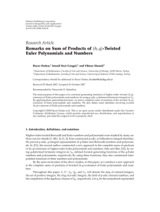 Hindawi Publishing Corporation Journal of Inequalities and Applications