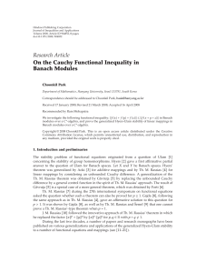 Hindawi Publishing Corporation Journal of Inequalities and Applications