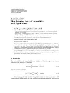 Hindawi Publishing Corporation Journal of Inequalities and Applications