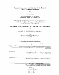 Technical  Assessment  and  Redesign  of ... Captiva  Film  Rail  Component