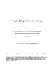 Untangling the Origins of Competitive Advantage