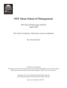 MIT Sloan School of Management