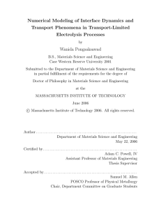 Numerical Modeling of Interface Dynamics and Transport Phenomena in Transport-Limited Electrolysis Processes