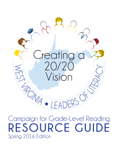 RESOURCE GUIDE Campaign for Grade-Level Reading Spring 2016 Edition