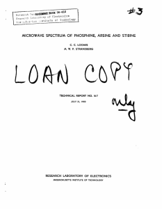 LO: CO MICROWAVE  SPECTRUM  OF  PHOSPHINE,  ARSINE ... C. C. LOOMIS