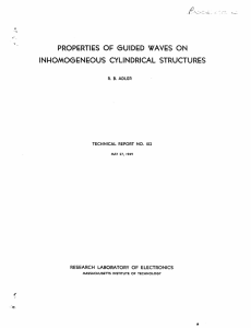 PROPERTIES  OF  GUIDED  WAVES  ON ·