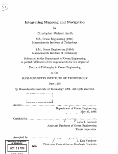 Integrating Mapping  and  Navigation Christopher  Michael  Smith