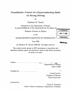 Nonadiabatic  Control of  a  Superconducting  Qubit