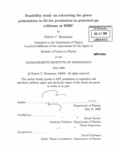 Feasibility  study  on  extracting  the ... polarization  in  Di-Jet  production  in ...