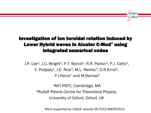 Investigation of ion toroidal rotation induced by using integrated numerical codes