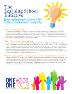 The Learning School Initiative