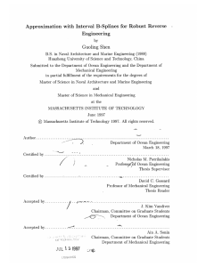 Approximation  with  Interval  B-Splines  for ... Engineering Guoling  Shen