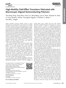 High-Mobility Field-Effect Transistors Fabricated with Macroscopic Aligned Semiconducting Polymers