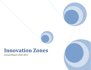 Innovation Zones  Annual Report 2010-2011