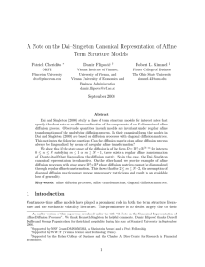 A Note on the Dai–Singleton Canonical Representation of Affine Patrick Cheridito