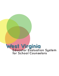 West Virginia Educator Evaluation System for School Counselors