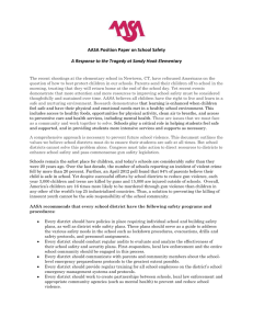 AASA Position Paper on School Safety