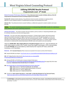 West Virginia School Counseling Protocol