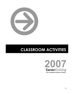 2007  CLASSROOM ACTIVITIES