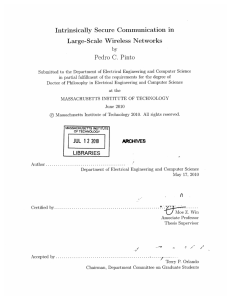 C. Intrinsically  Secure  Communication  in by